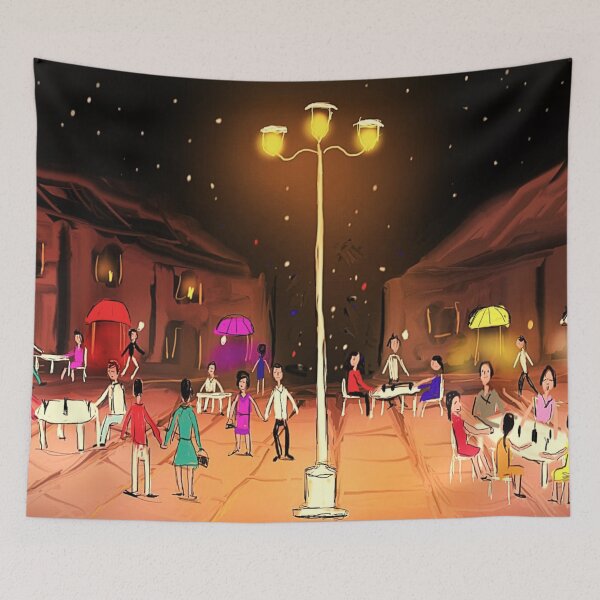 Item preview, Alfresco On A Summer Night In Europe designed and sold by EJCairns.