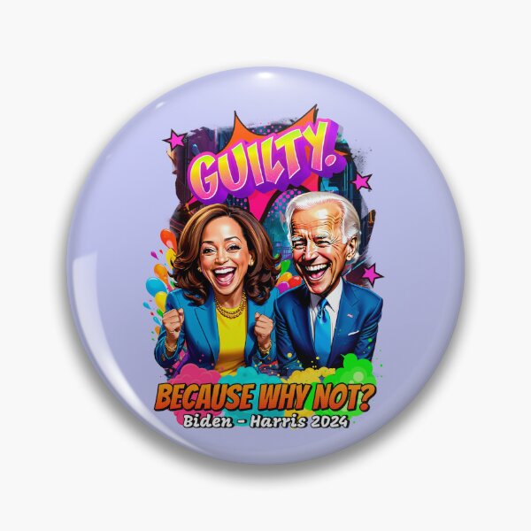 Item preview, GUILTY - BIDEN & HARRIS 2024 designed and sold by kokolisoAI.