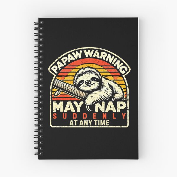 Item preview, Papaw Warning May Nap Suddenly Funny Sloth Design designed and sold by PantatKiller.