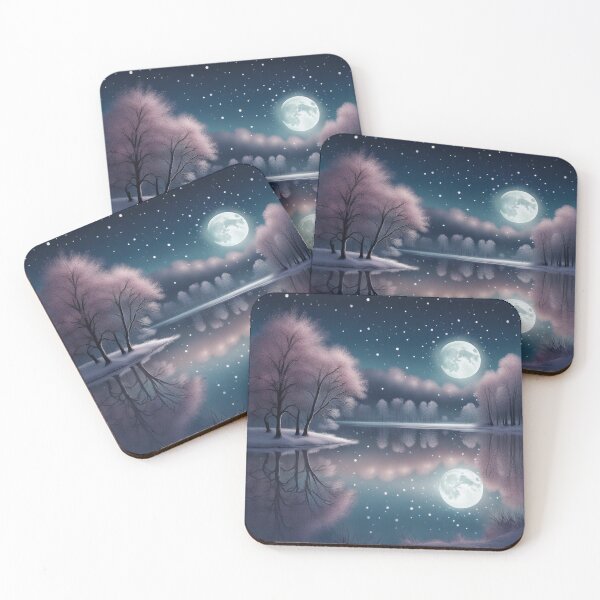 Item preview, moon over the lake 1 designed and sold by jeffereysonlov.
