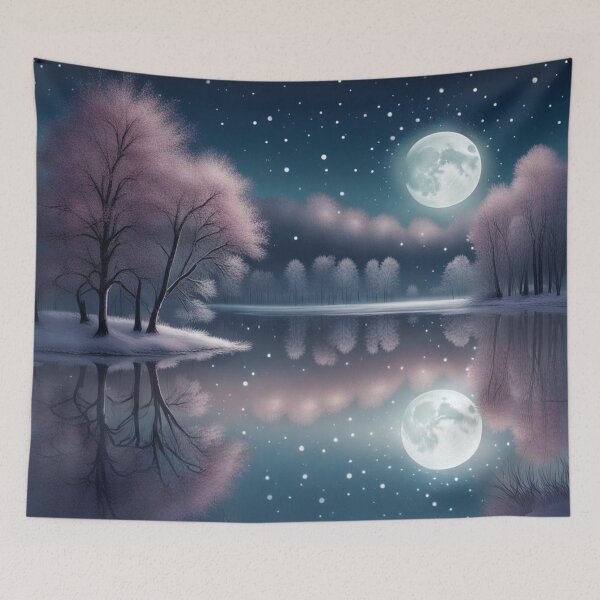 Item preview, moon over the lake 1 designed and sold by jeffereysonlov.