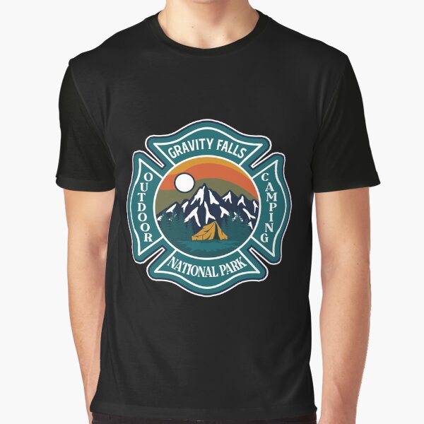 Artikel-Vorschau von Gravity Falls Nationalpark-Vintage, designt und verkauft von graphic-map.