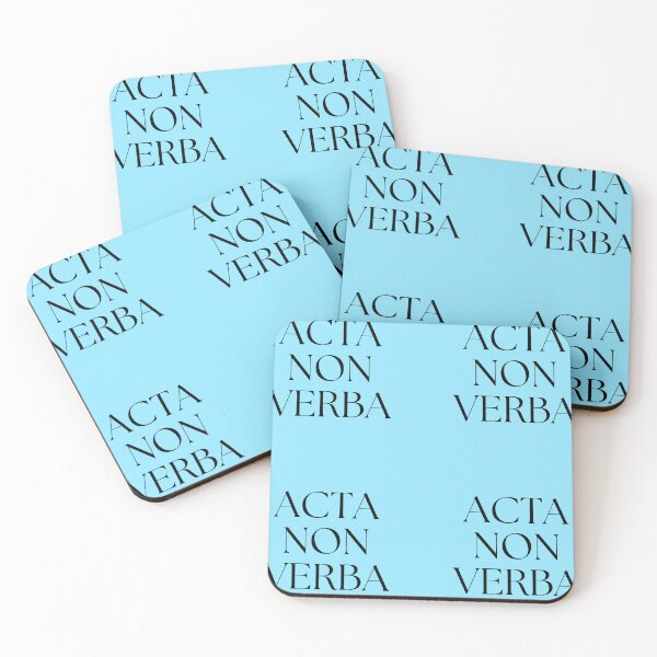 Item preview, Acta Non Verba (black) designed and sold by mimsythe1st.