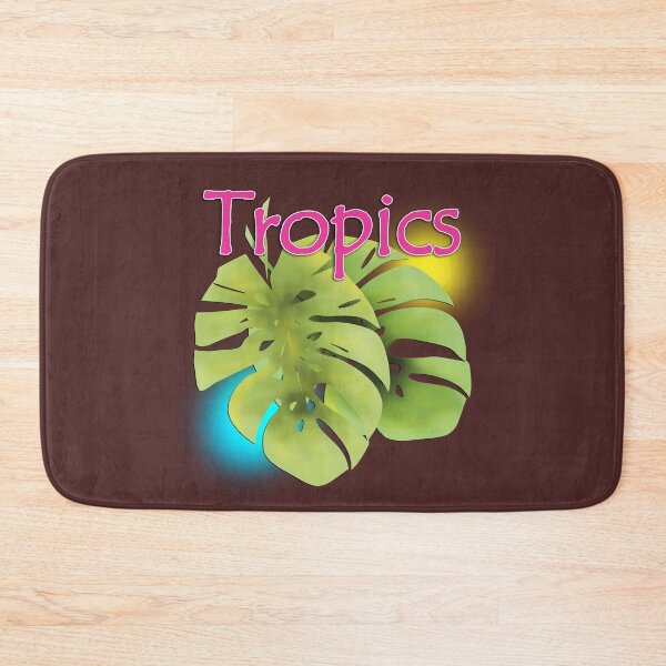 Item preview, Summer pattern with inscription *tropics* designed and sold by fuzzyfox.