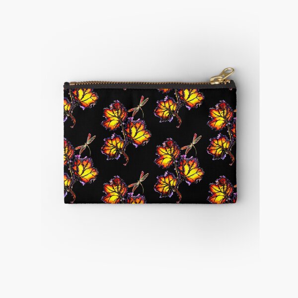 Item preview, Dragonfly and Leaves on Black  designed and sold by Linda Callaghan.