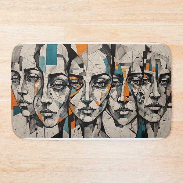 Item preview, Transform Your Space: Bold Abstract Faces Wall Art for Modern Decor designed and sold by Gemma A  Summers.
