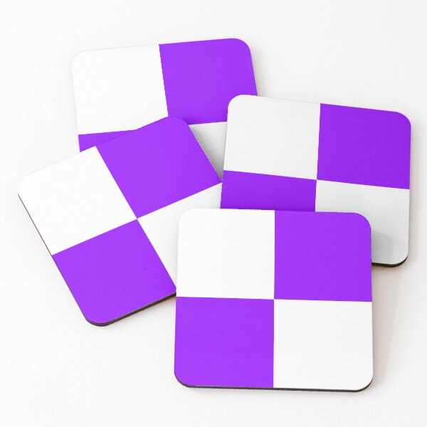 Item preview, Quarters - White and Violet designed and sold by JustPatterns2.