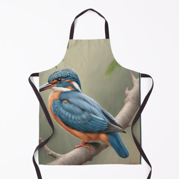 Item preview, Luangwa National Park Zambia, 1950 style poster - Kingfisher designed and sold by Museum Of Non-Existing Art.