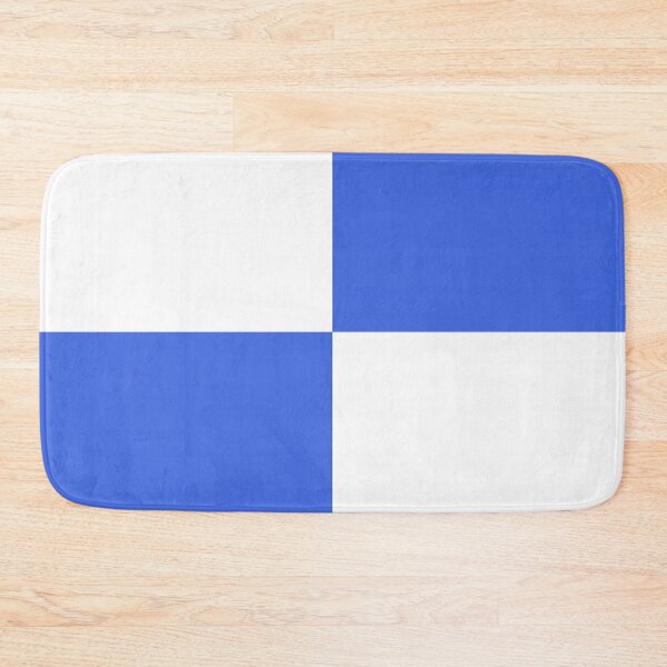 Item preview, Quarters - White and Royal Blue designed and sold by JustPatterns2.