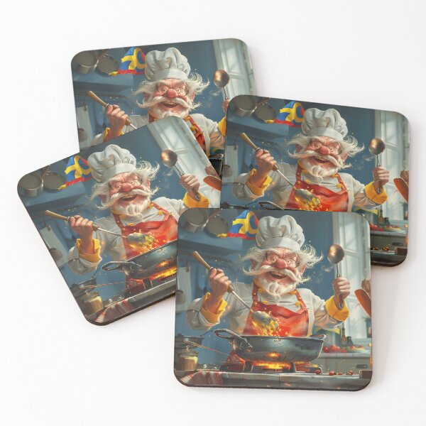 Item preview, Cheerful Chef in Swedish Kitchen designed and sold by palmyst.