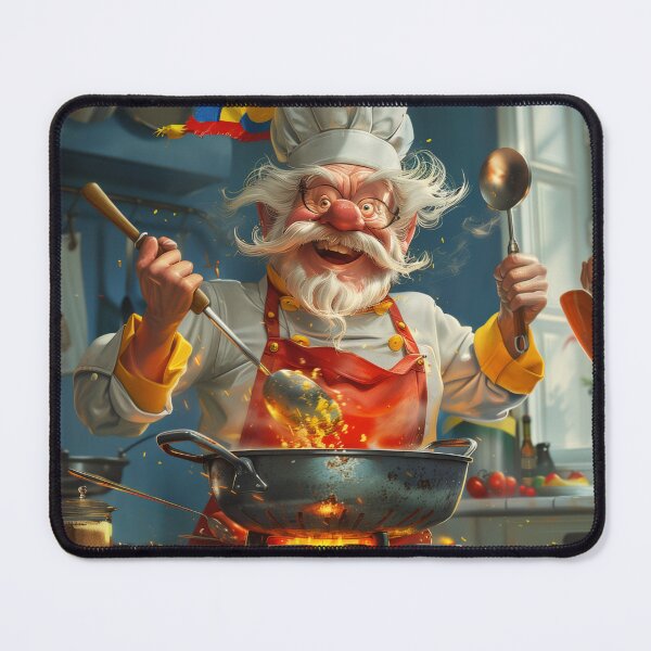 Item preview, Cheerful Chef in Swedish Kitchen designed and sold by palmyst.