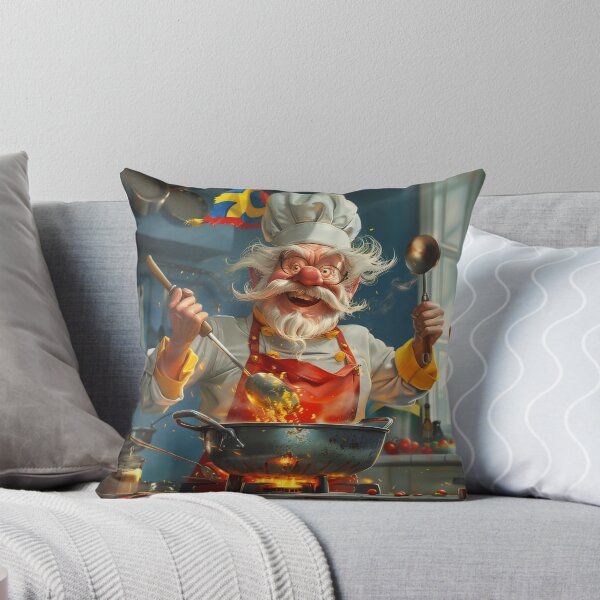 Item preview, Cheerful Chef in Swedish Kitchen designed and sold by palmyst.