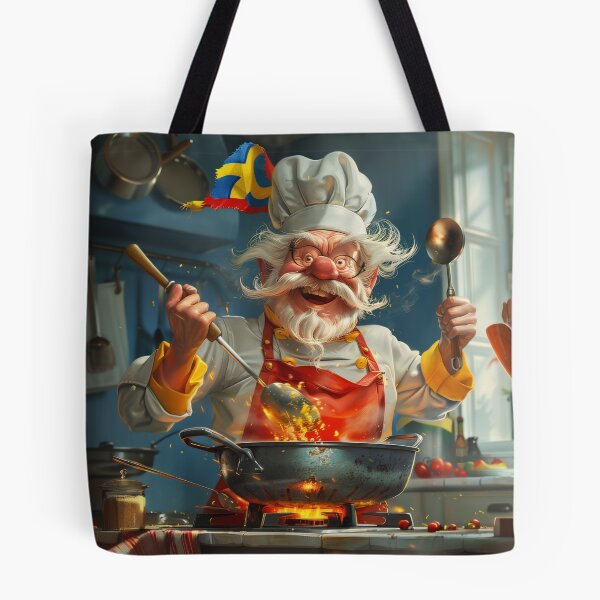 Item preview, Cheerful Chef in Swedish Kitchen designed and sold by palmyst.