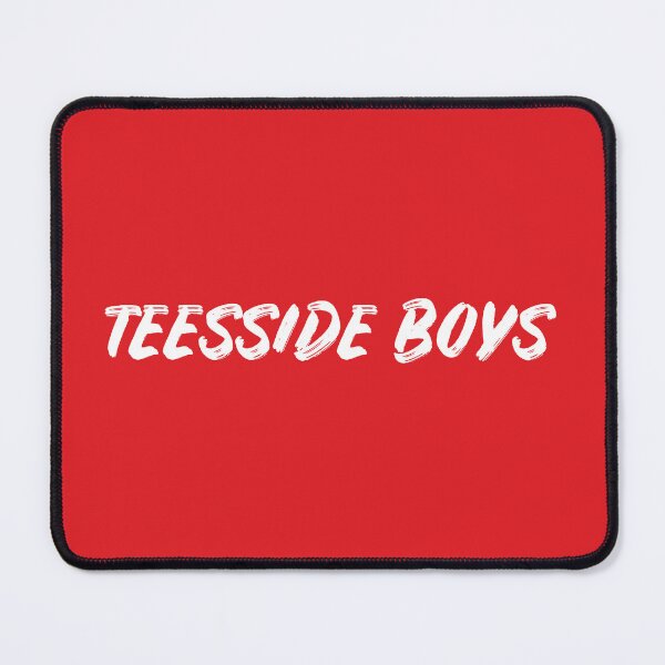 Item preview, Teesside Boys - White On Red designed and sold by Logo-A-GoGo.