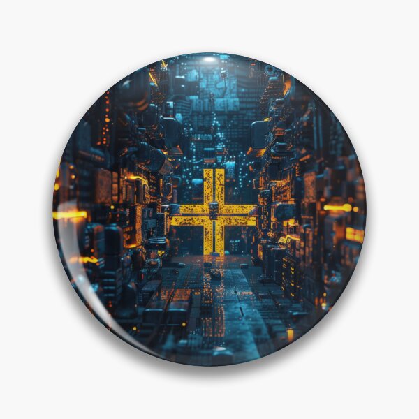 Item preview, Techno Future with Swedish Cross designed and sold by palmyst.