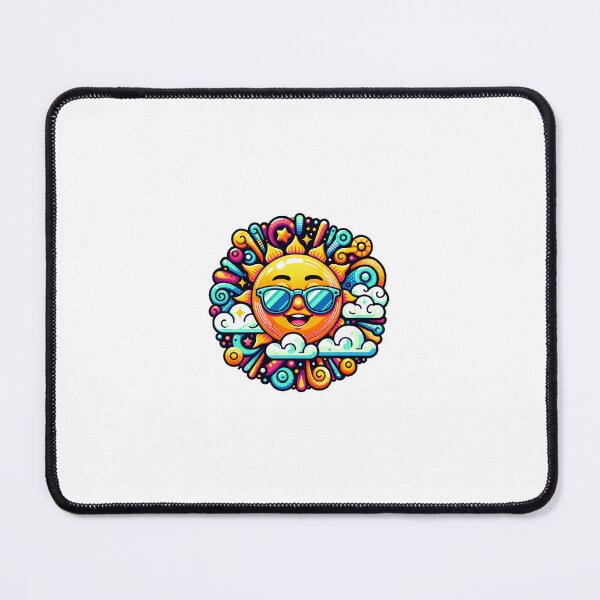 Item preview, Bright sun with clouds designed and sold by ModederZukunft.