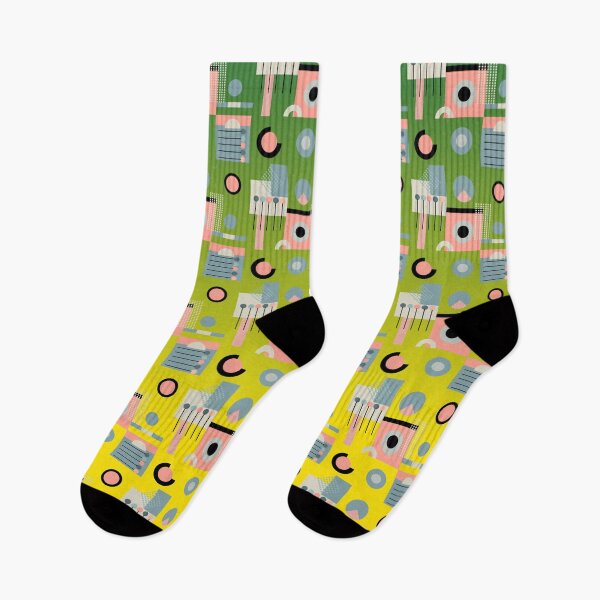 Item preview, Groovy Geometry  Green and Yellow Gradient Pattern  designed and sold by IraNiva.