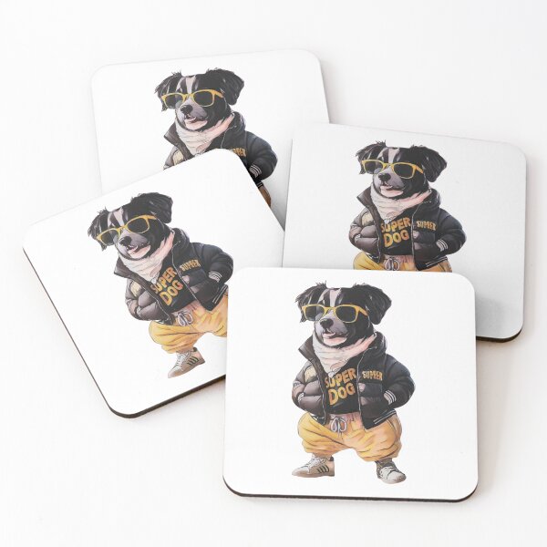 Item preview, Great dog with glasses. Fashionably dressed designed and sold by MagelliShop.
