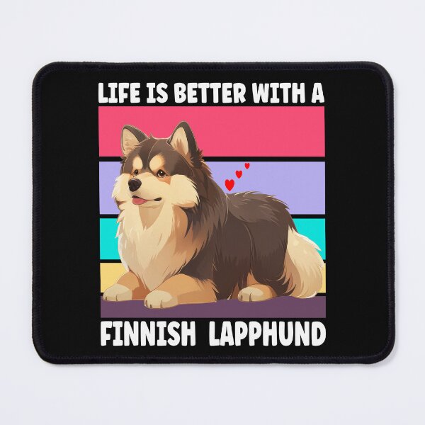 Item preview, Finnish Lapphund, Vintage Retro Sunset, Dog Lover, Cute, Funny Dog designed and sold by Porcupine Tees ⭐⭐⭐⭐⭐.