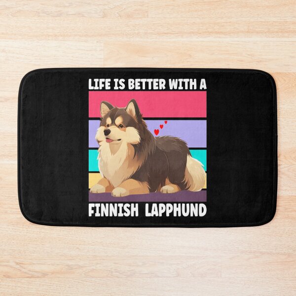 Item preview, Finnish Lapphund, Vintage Retro Sunset, Dog Lover, Cute, Funny Dog  designed and sold by Porcupine Tees ⭐⭐⭐⭐⭐.