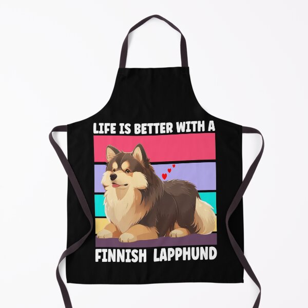 Item preview, Finnish Lapphund, Vintage Retro Sunset, Dog Lover, Cute, Funny Dog  designed and sold by Porcupine Tees ⭐⭐⭐⭐⭐.