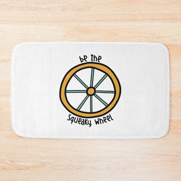 Item preview, Be the Squeaky Wheel - cute design designed and sold by Preppy Aesthetic Designs.