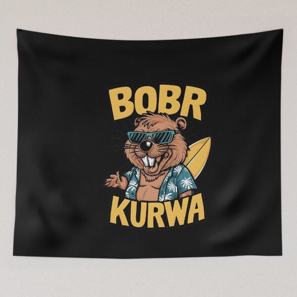 Item preview, BOBR KURWA - Funny, Epic Beaver, Meme, Hawaii   designed and sold by Zibis09.