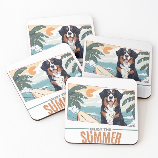 Item preview, Bernese Mountain Dog summer Holidays bernese mountain dog Enjoy the Summer  designed and sold by GoodyPaws.