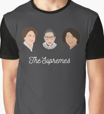 The Supremes (3, with eyes, white text) Graphic T-Shirt