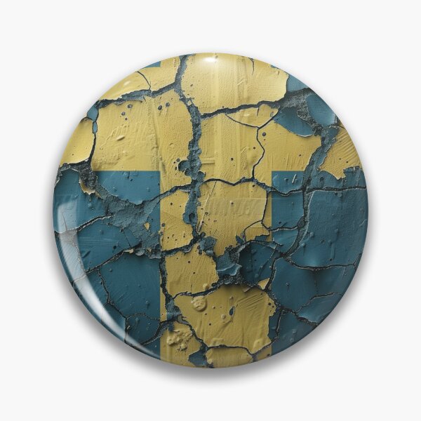 Item preview, Weathered Swedish Flag Texture designed and sold by palmyst.
