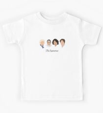 Die Supremes (schwarzer Text / weißer Hintergrund) Kinder T-Shirt