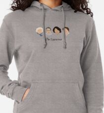 Die Supremes (schwarzer Text / weißer Hintergrund) Leichter Hoodie