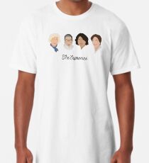 Die Supremes (schwarzer Text / weißer Hintergrund) Longshirt
