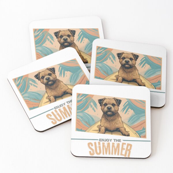 Item preview, Border Terrier Dog summer Holidays border terrier dog Enjoy the Summer  designed and sold by GoodyPaws.