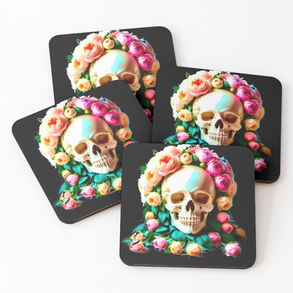 Item preview, Pastel Floral Skull Elegance designed and sold by Ronny-Owiso.