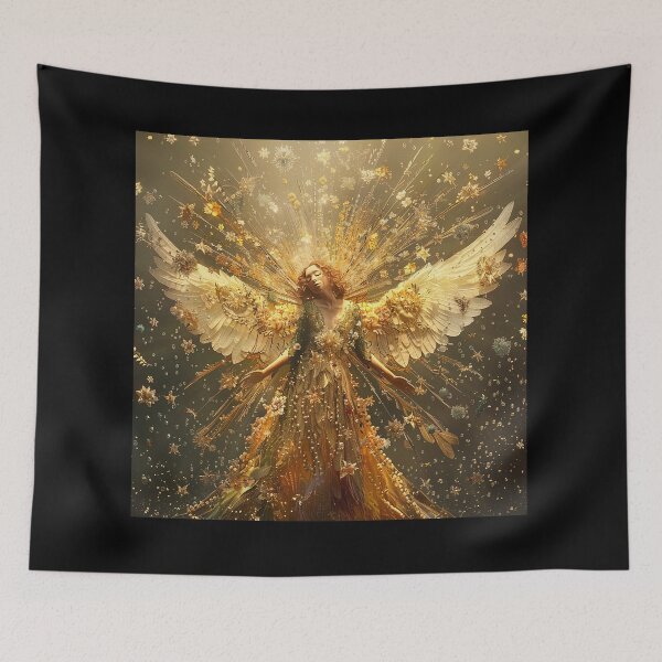 Item preview, Flower Angel Sunburst designed and sold by Tees-and-Trends.