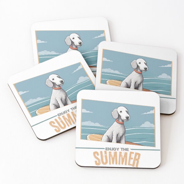 Item preview, Bedlington Terrier Dog summer Holidays bedlington terrier dog Enjoy the Summer  designed and sold by GoodyPaws.