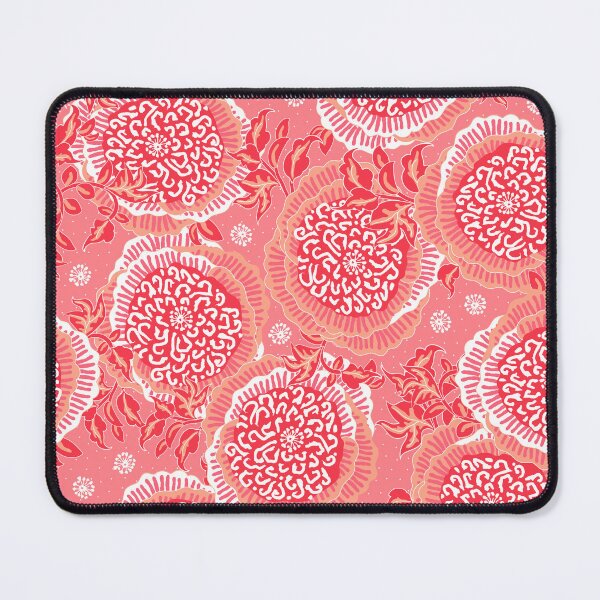 Item preview, Stylized peonies, Coral on coral background designed and sold by Alex Blud.