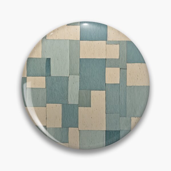 Item preview, Little Blue Abstract Blocks in Pastel designed and sold by Lizetteh.