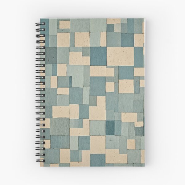 Item preview, Little Blue Abstract Blocks in Pastel designed and sold by Lizetteh.