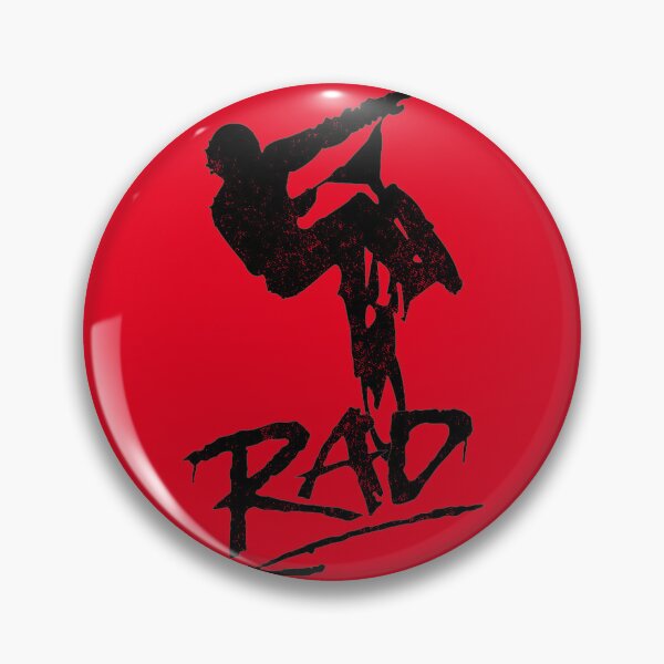 Item preview, RAD BMX Movie Logo with Jumping Rider: Iconic 80s Design designed and sold by collectees1.