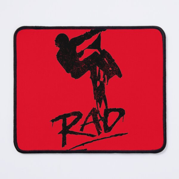 Item preview, RAD BMX Movie Logo with Jumping Rider: Iconic 80s Design designed and sold by collectees1.