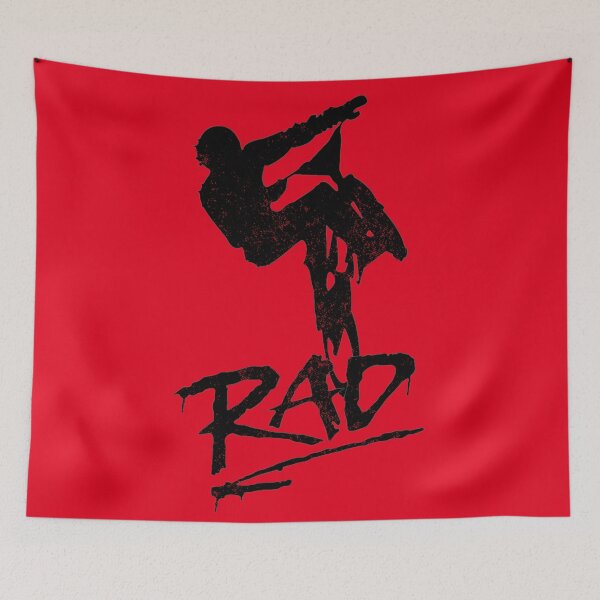 Item preview, RAD BMX Movie Logo with Jumping Rider: Iconic 80s Design designed and sold by collectees1.
