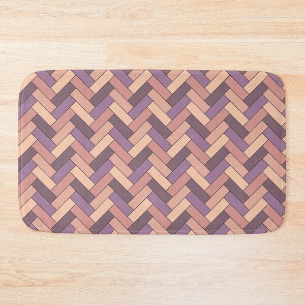 Item preview, Geometric Pattern: Herringbone Alt: Bunny  designed and sold by Red Wolf.