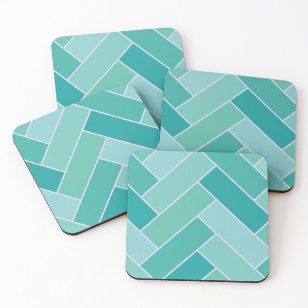 Item preview, Geometric Pattern: Herringbone Alt: Moss designed and sold by Red Wolf.