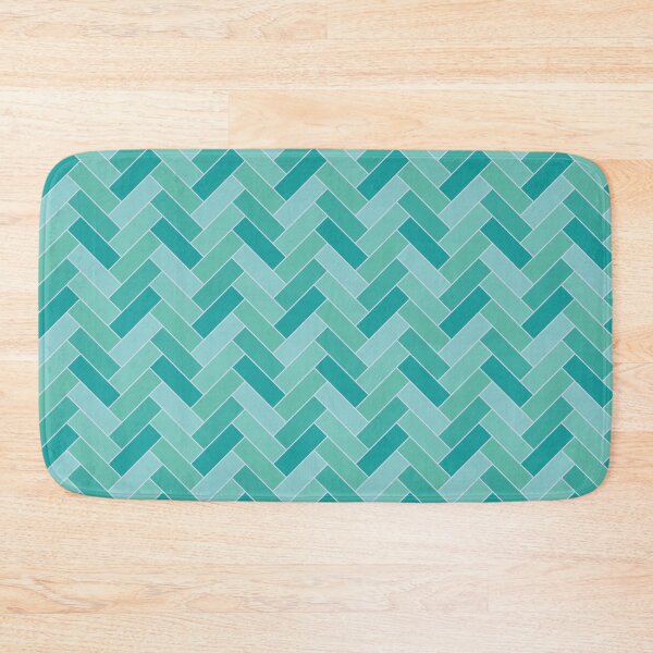 Item preview, Geometric Pattern: Herringbone Alt: Moss designed and sold by Red Wolf.