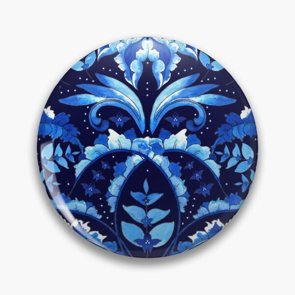 Item preview, Winter flowering, Blue on black background designed and sold by Alex  Blud.