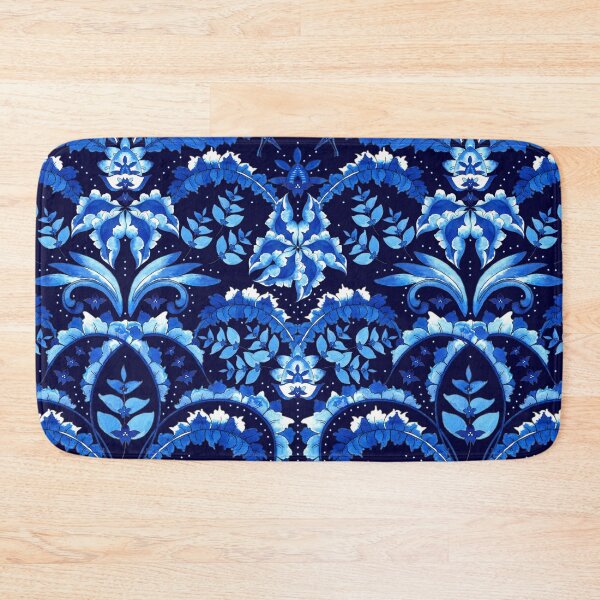 Item preview, Winter flowering, Blue on black background designed and sold by Alex  Blud.