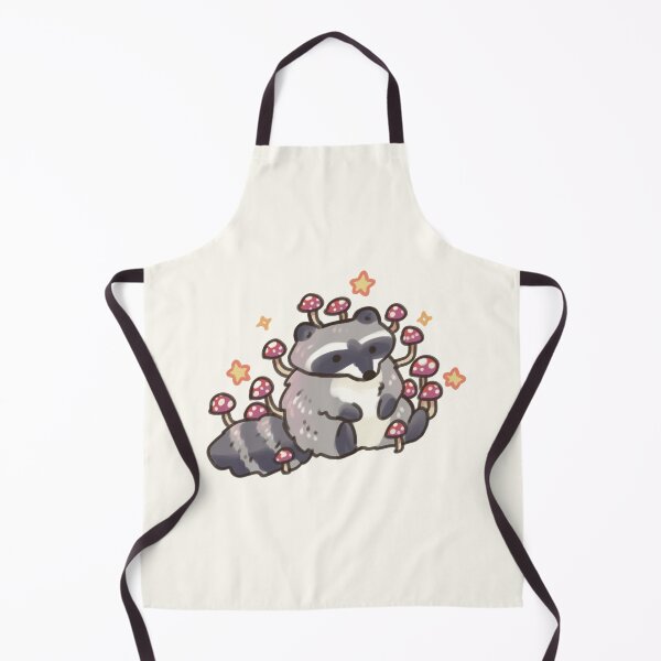 Item preview, Mushrooms Raccoon illustration designed and sold by Artofmayara.