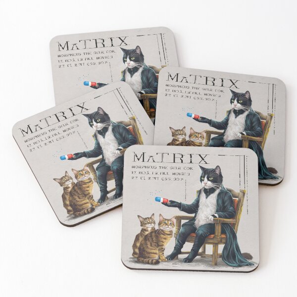 Item preview, Morpheus Cat MATRIX designed and sold by DeadSocietyArt.